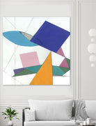 Serpentin by Diane Lambin on GIANT ART - white shapes triangles