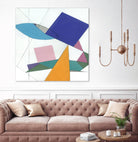 Serpentin by Diane Lambin on GIANT ART - white shapes triangles