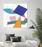 Serpentin by Diane Lambin on GIANT ART - white shapes triangles