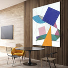 Serpentin by Diane Lambin on GIANT ART - white shapes triangles