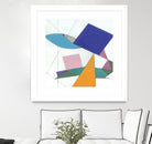 Serpentin by Diane Lambin on GIANT ART - white shapes triangles