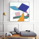 Serpentin by Diane Lambin on GIANT ART - white shapes triangles