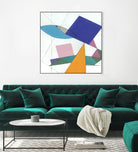 Serpentin by Diane Lambin on GIANT ART - white shapes triangles