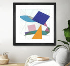 Serpentin by Diane Lambin on GIANT ART - white shapes triangles