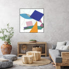 Serpentin by Diane Lambin on GIANT ART - white shapes triangles