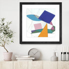 Serpentin by Diane Lambin on GIANT ART - white shapes triangles