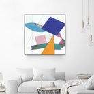 Serpentin by Diane Lambin on GIANT ART - white shapes triangles