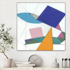 Serpentin by Diane Lambin on GIANT ART - white shapes triangles