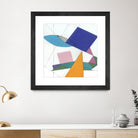 Serpentin by Diane Lambin on GIANT ART - white shapes triangles