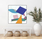 Serpentin by Diane Lambin on GIANT ART - white shapes triangles