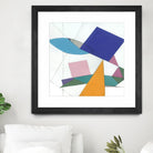 Serpentin by Diane Lambin on GIANT ART - white shapes triangles