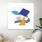 Serpentin by Diane Lambin on GIANT ART - white shapes triangles