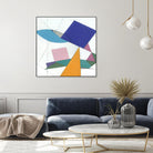 Serpentin by Diane Lambin on GIANT ART - white shapes triangles