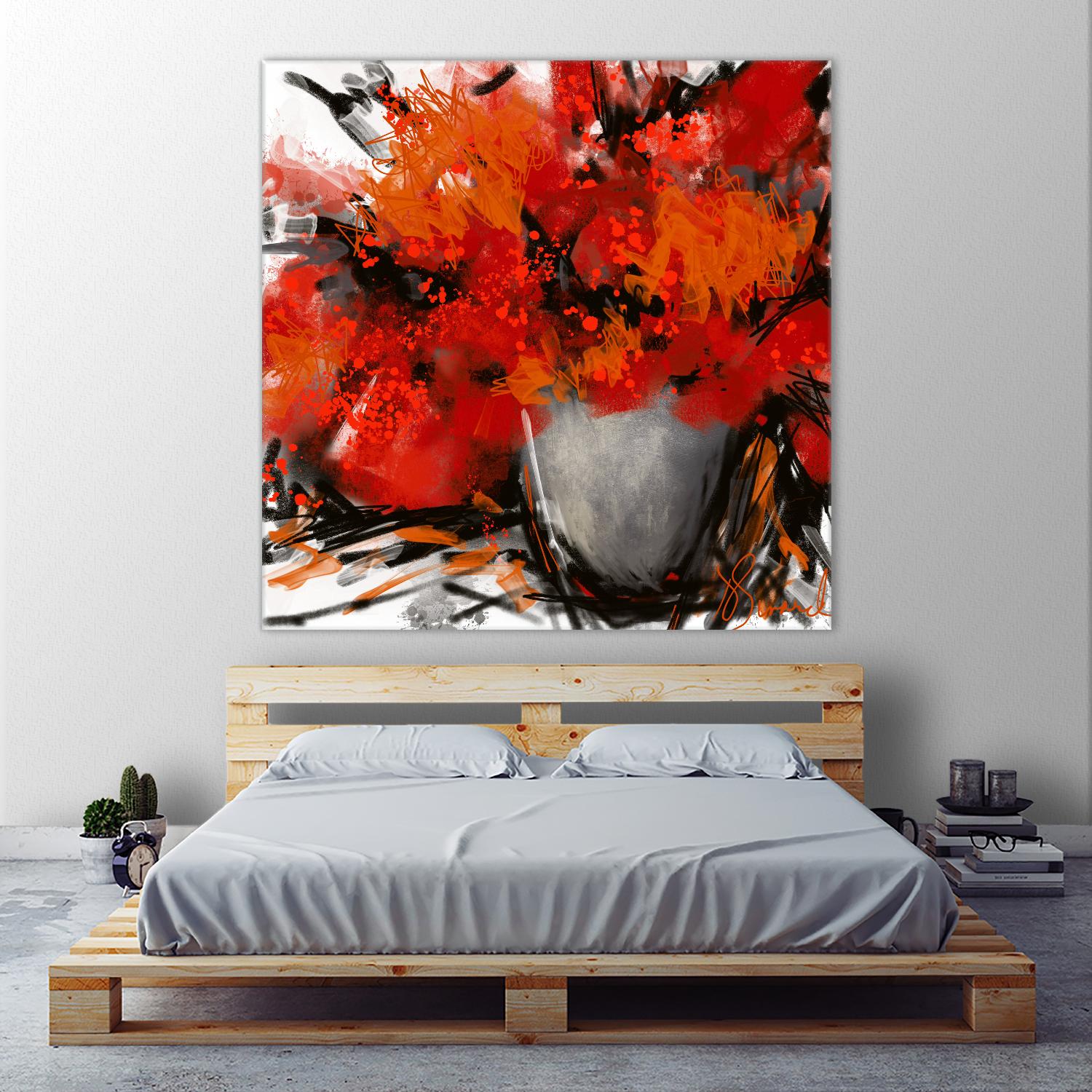 Tangerino by Doris Savard on GIANT ART - orange digital contemporary