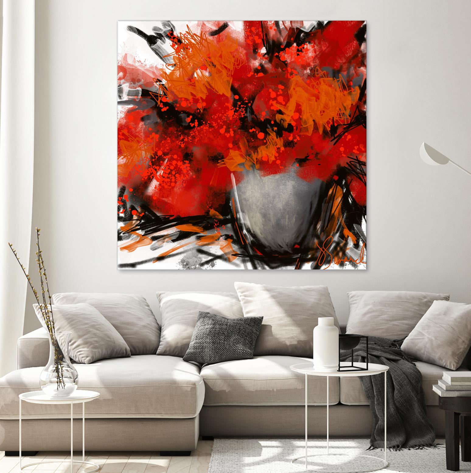 Tangerino by Doris Savard on GIANT ART - orange digital contemporary
