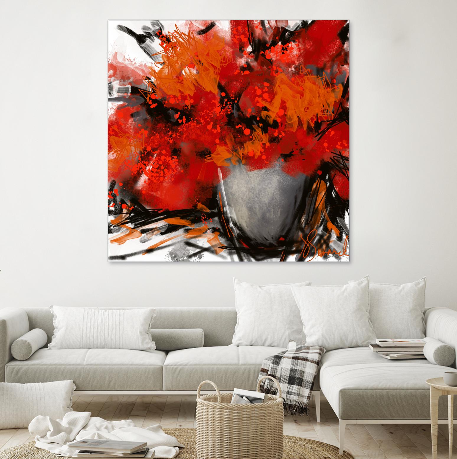 Tangerino by Doris Savard on GIANT ART - orange digital contemporary