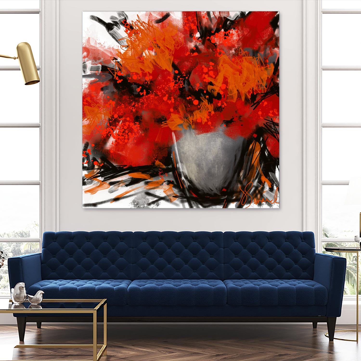 Tangerino by Doris Savard on GIANT ART - orange digital contemporary
