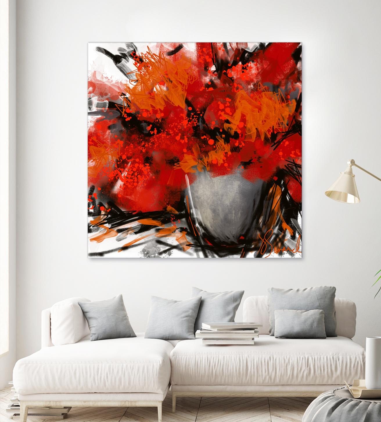 Tangerino by Doris Savard on GIANT ART - orange digital contemporary