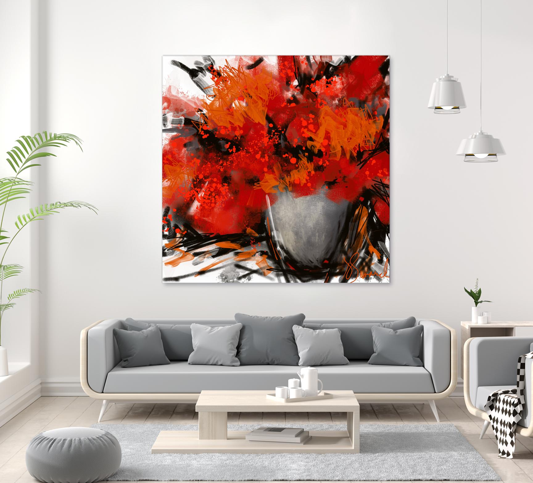Tangerino by Doris Savard on GIANT ART - orange digital contemporary
