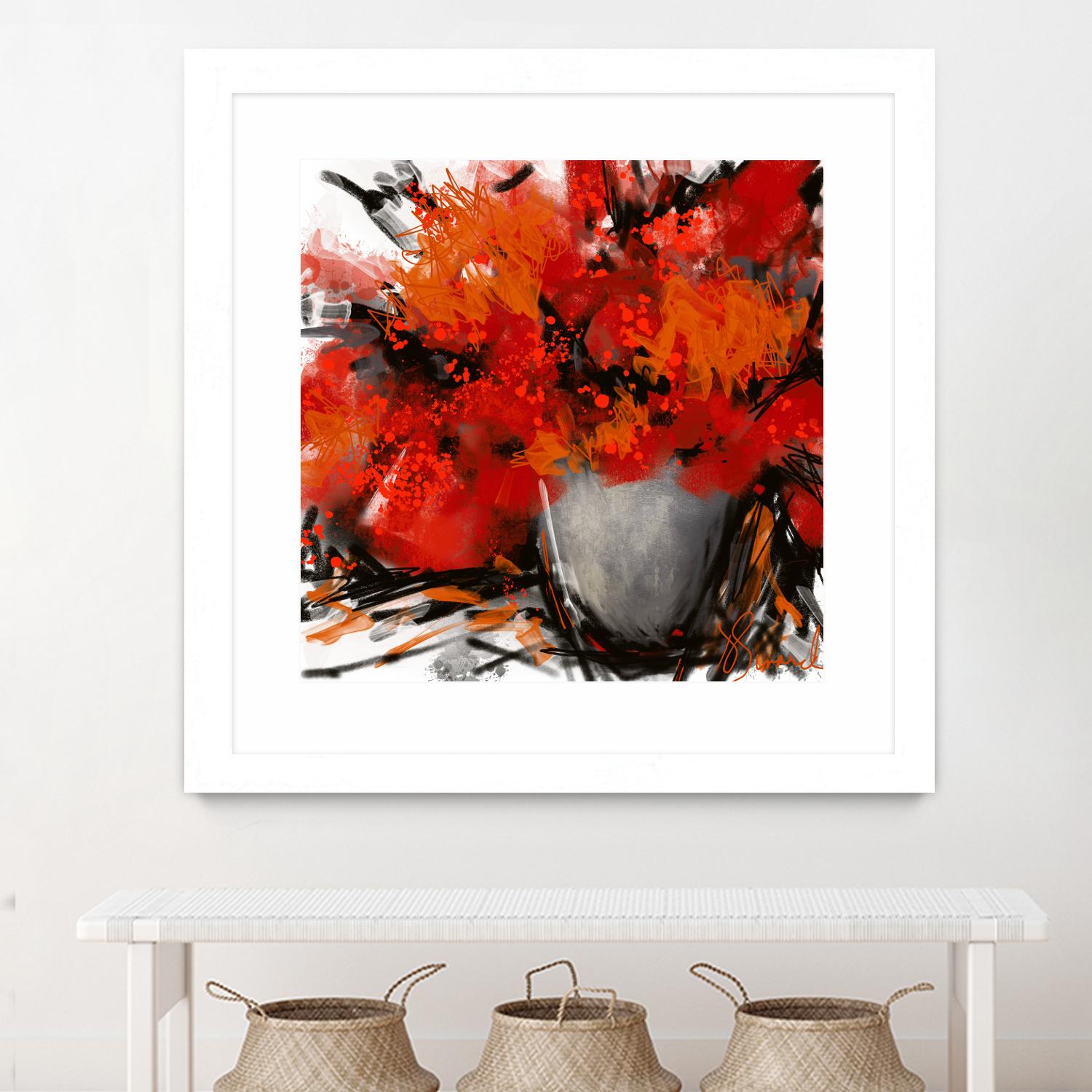 Tangerino by Doris Savard on GIANT ART - orange digital contemporary