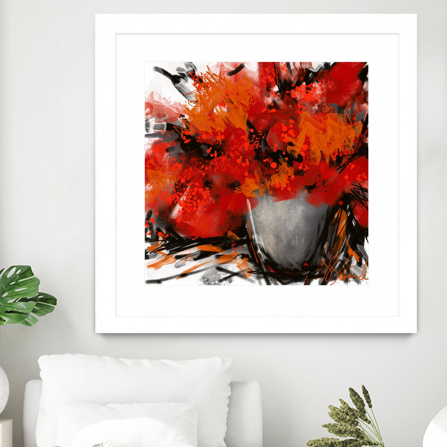 Tangerino by Doris Savard on GIANT ART - orange digital contemporary