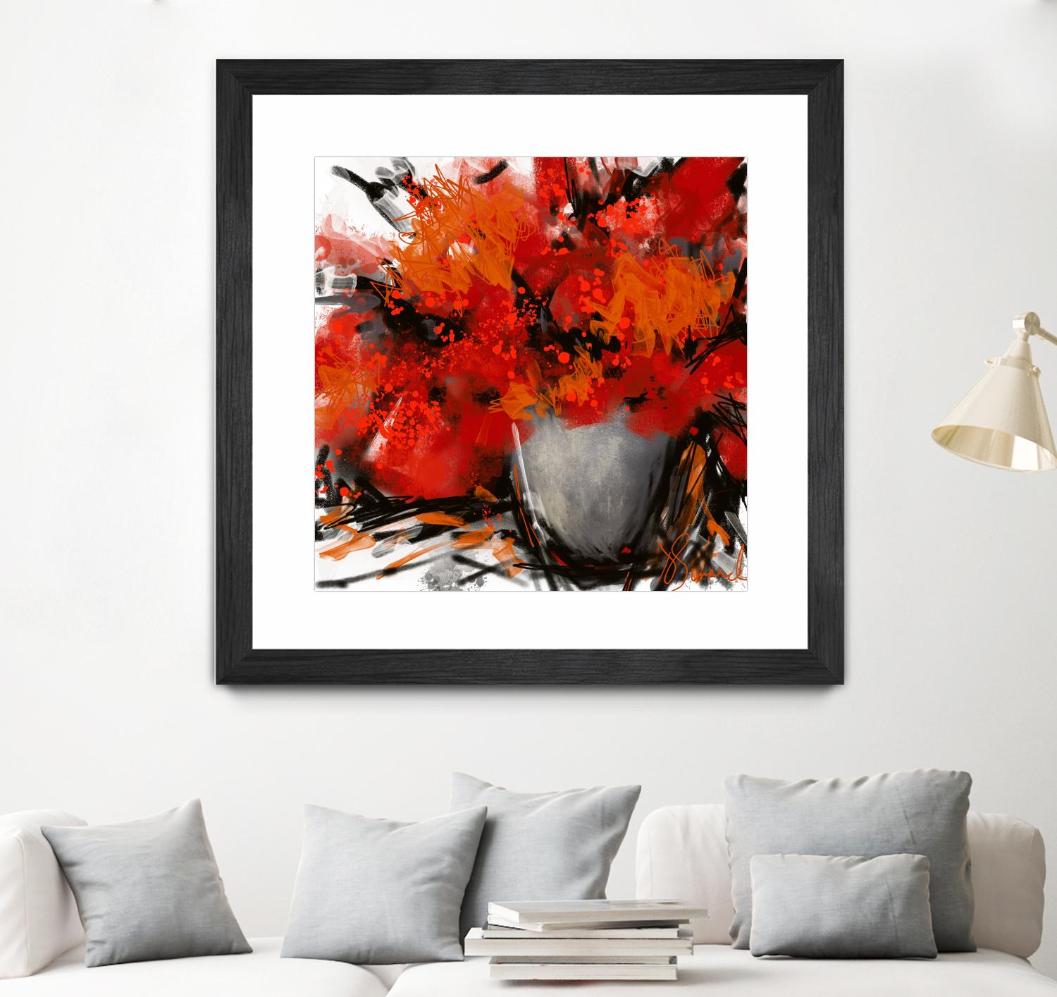 Tangerino by Doris Savard on GIANT ART - orange digital contemporary