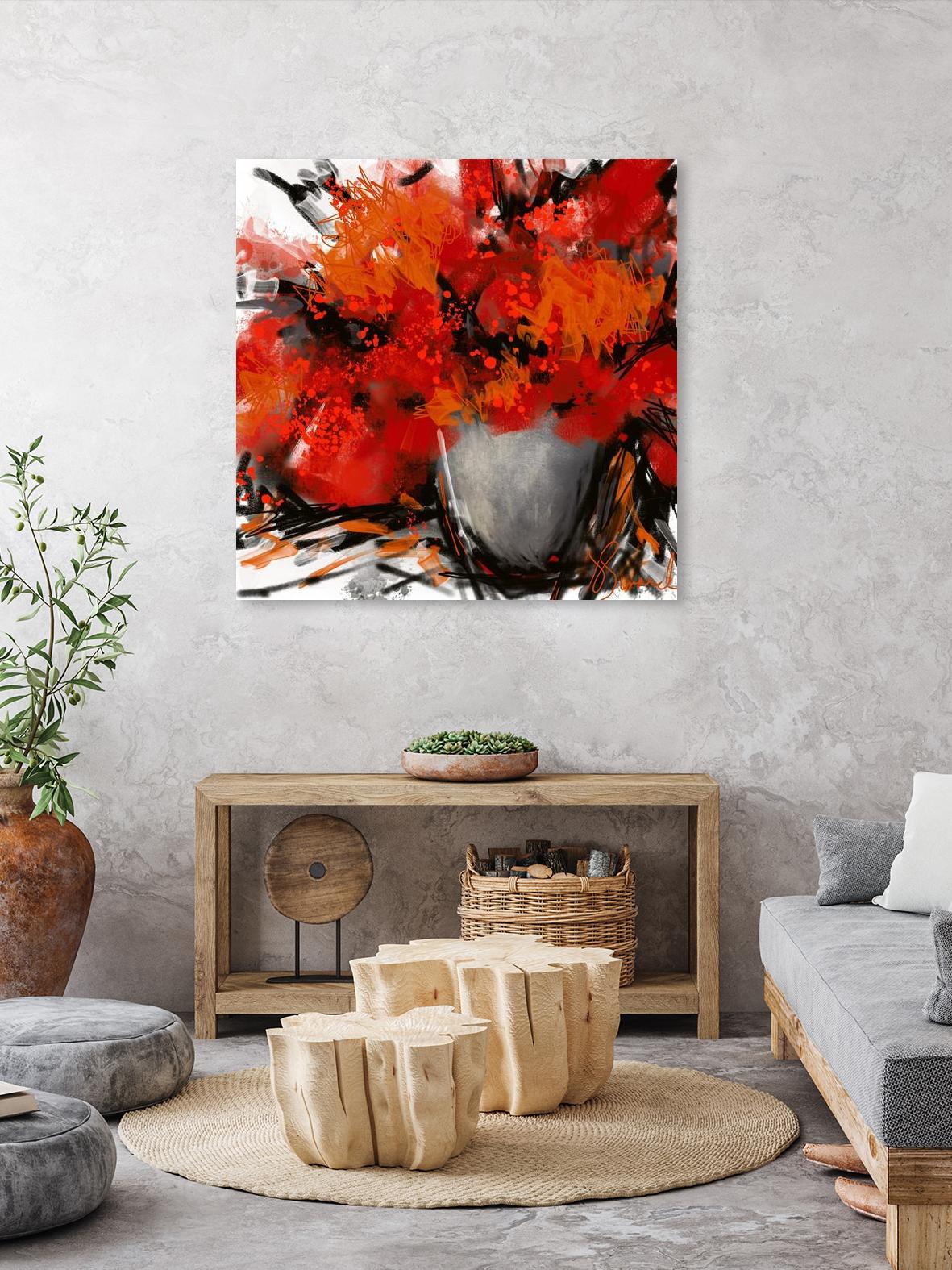 Tangerino by Doris Savard on GIANT ART - orange digital quebec artists