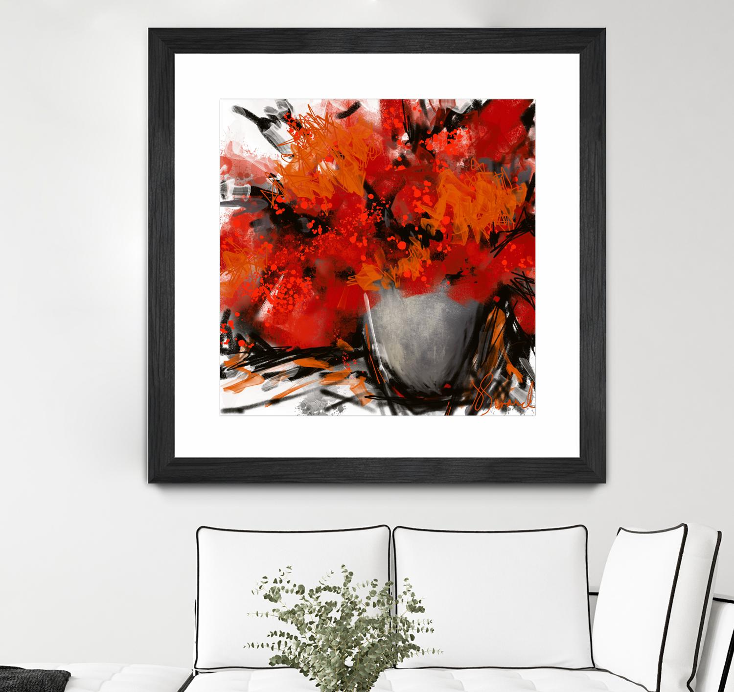Tangerino by Doris Savard on GIANT ART - orange digital contemporary