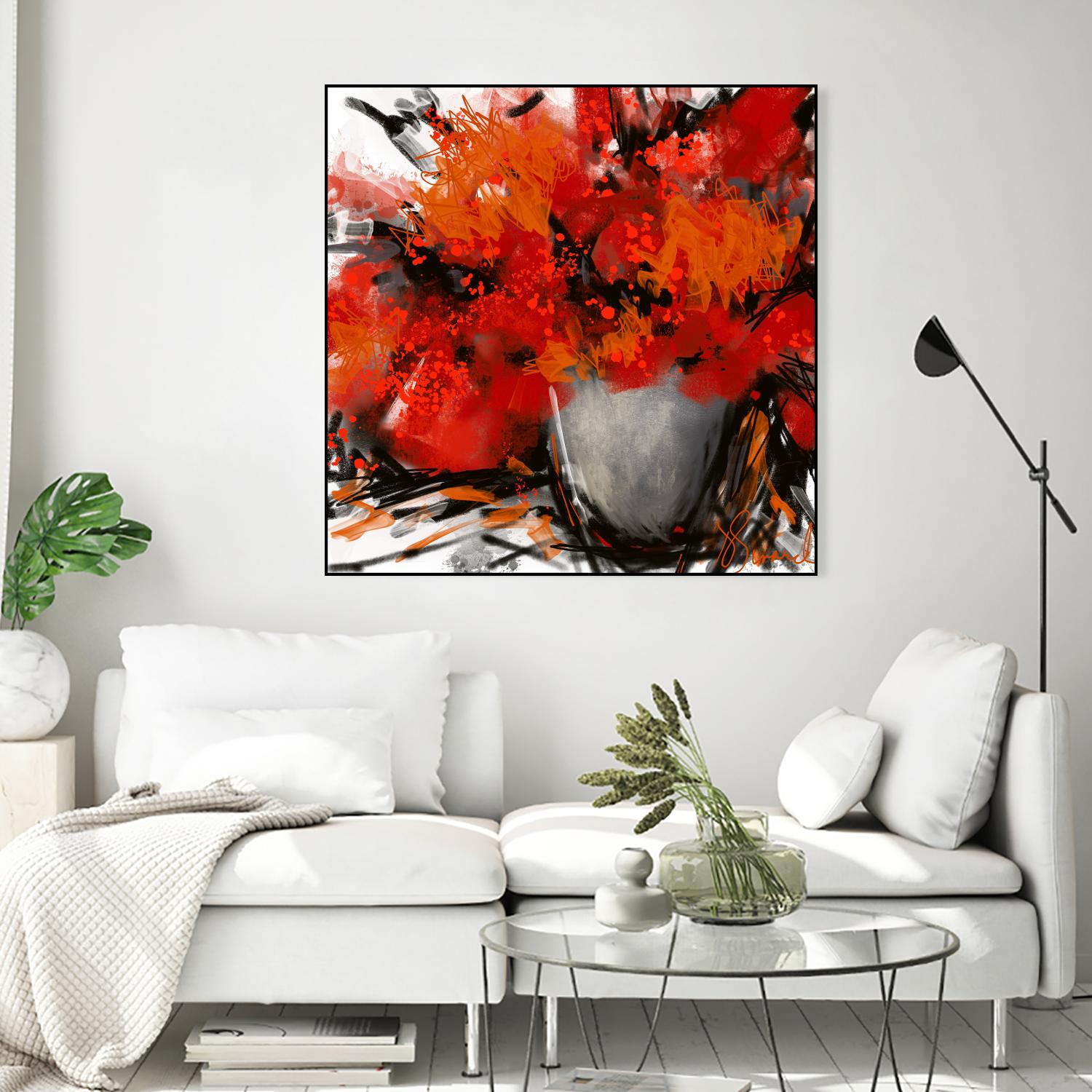 Tangerino by Doris Savard on GIANT ART - orange digital contemporary