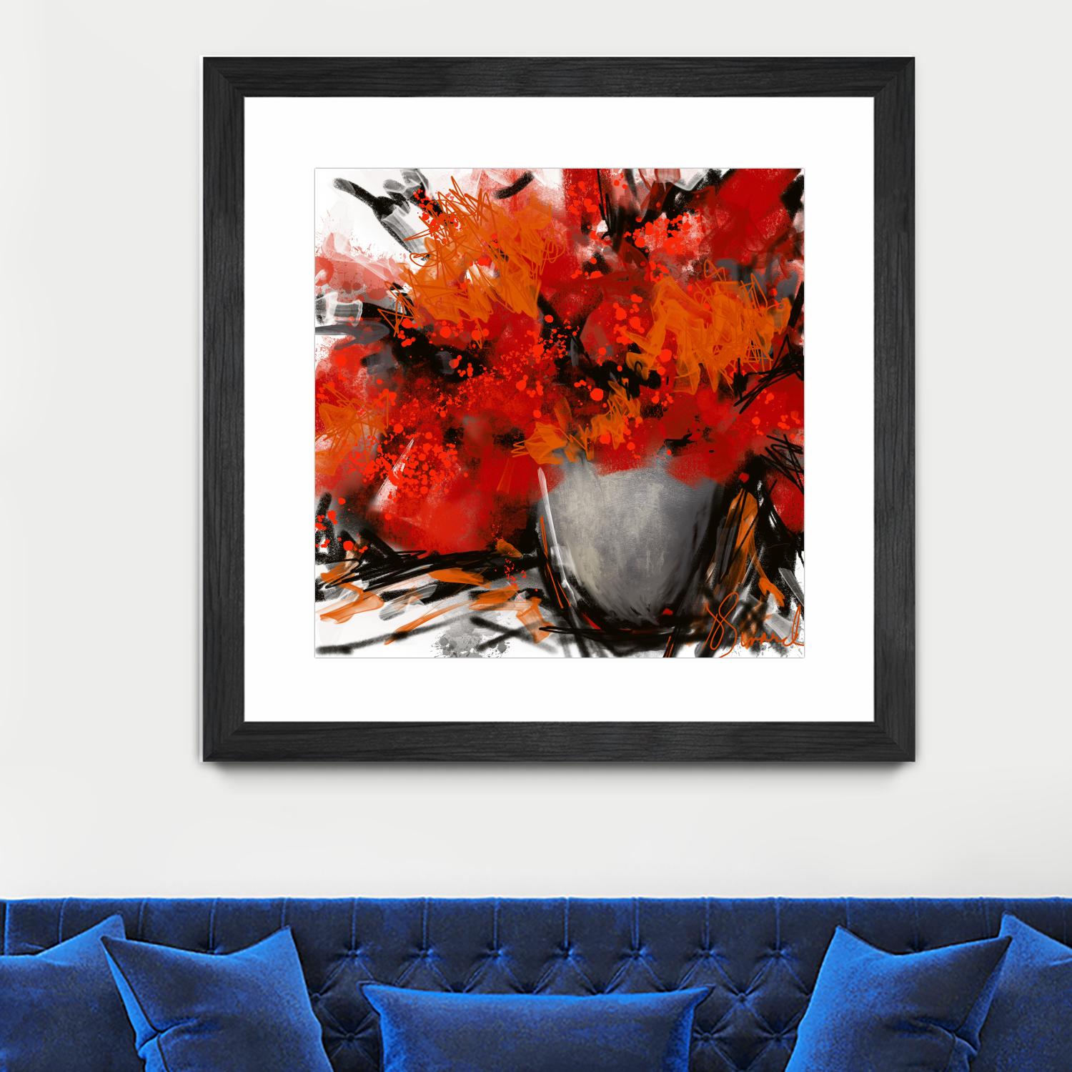 Tangerino by Doris Savard on GIANT ART - orange digital contemporary