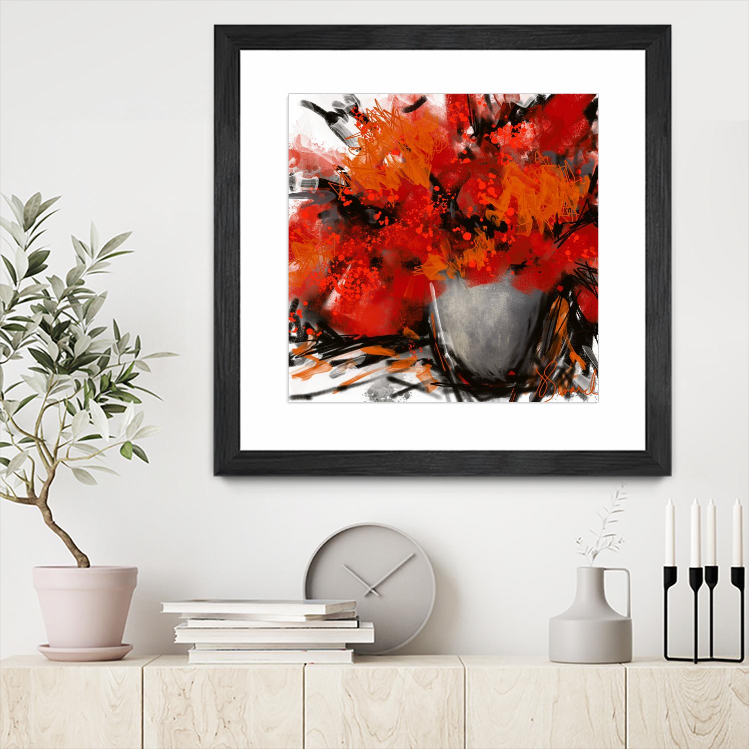 Tangerino by Doris Savard on GIANT ART - orange digital contemporary