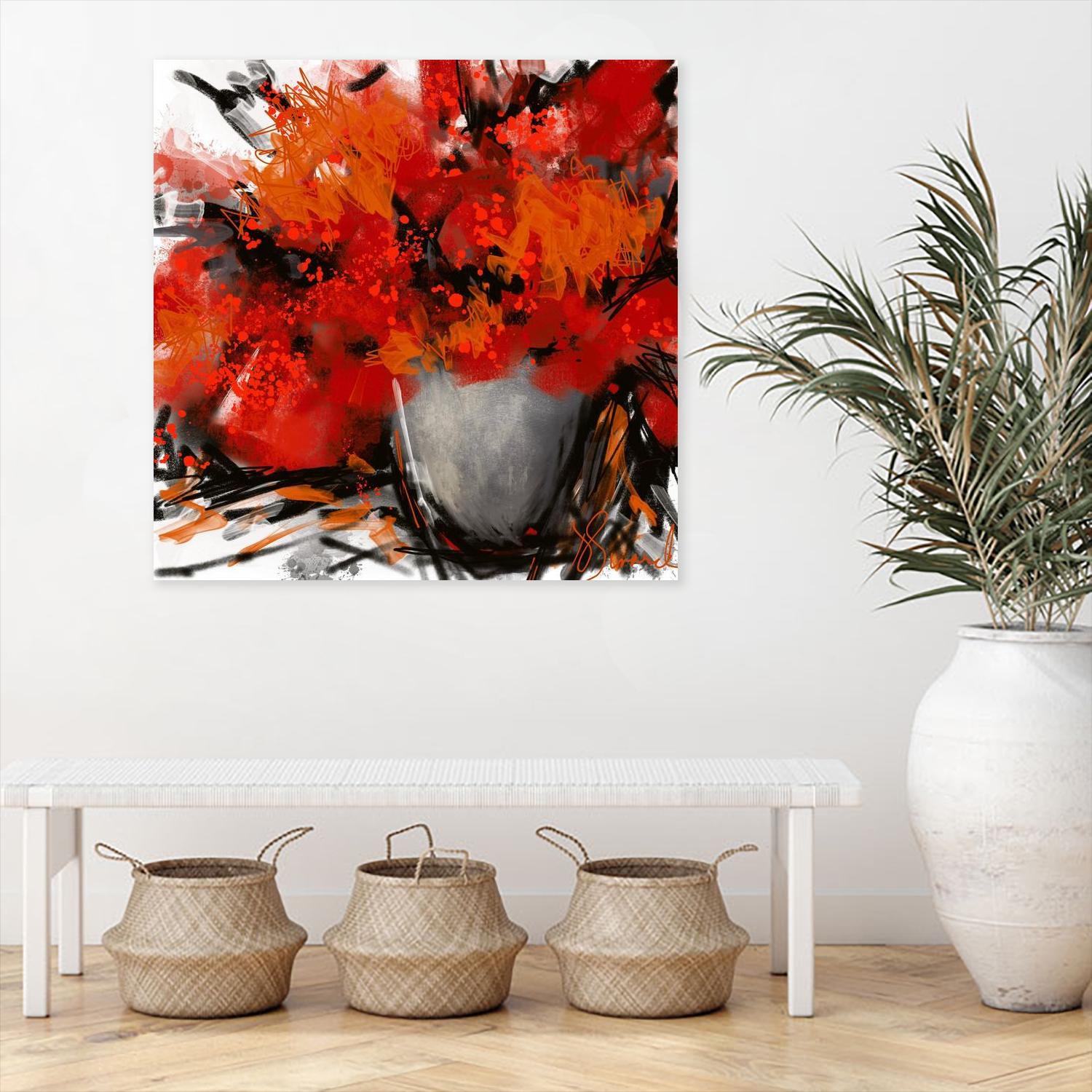 Tangerino by Doris Savard on GIANT ART - orange digital quebec artists