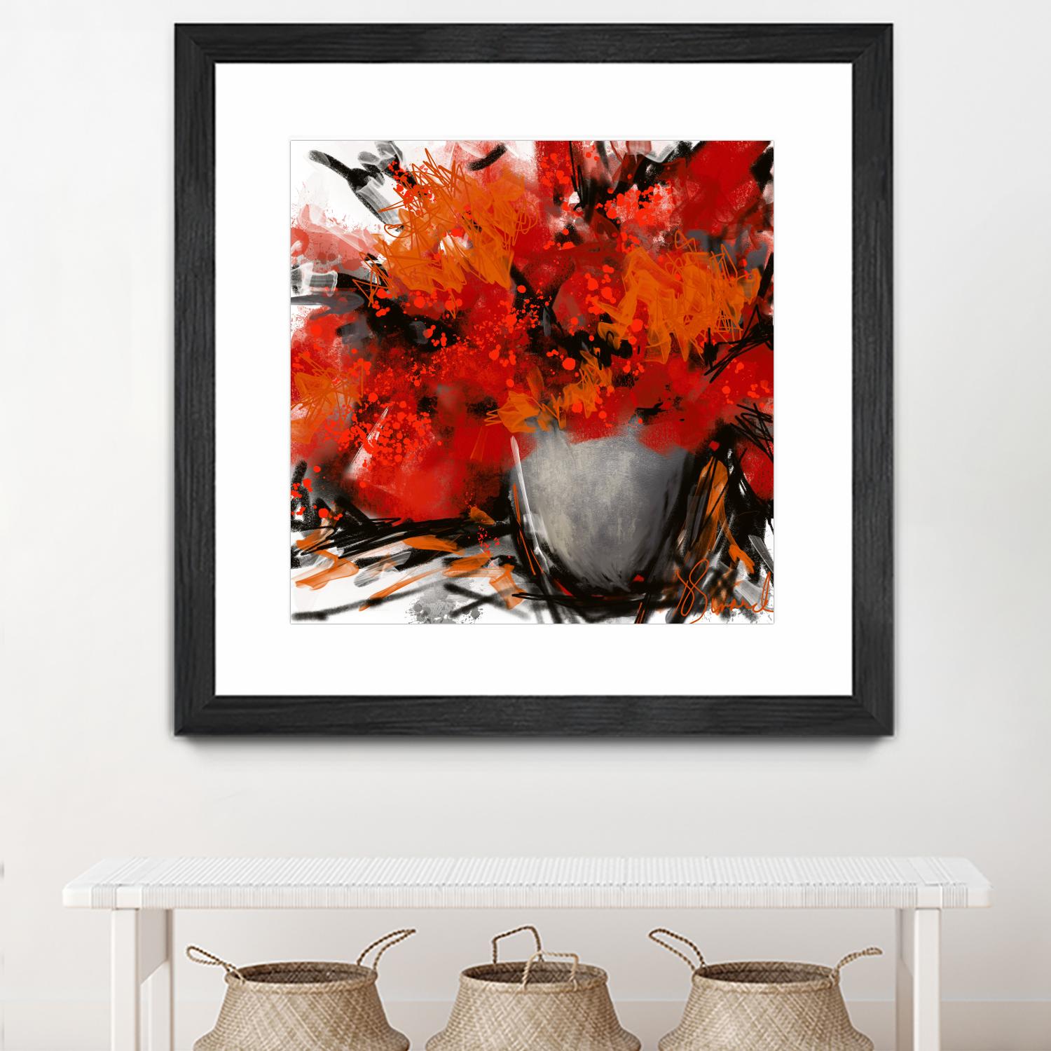 Tangerino by Doris Savard on GIANT ART - orange digital contemporary