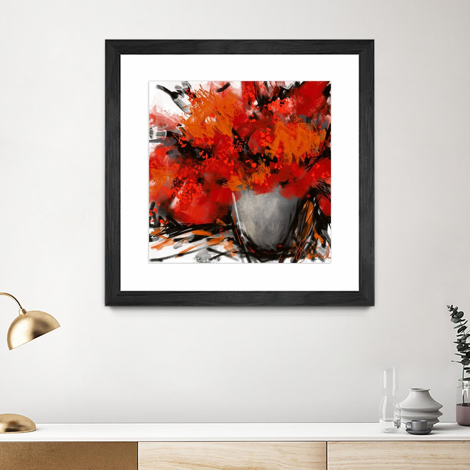 Tangerino by Doris Savard on GIANT ART - orange digital contemporary