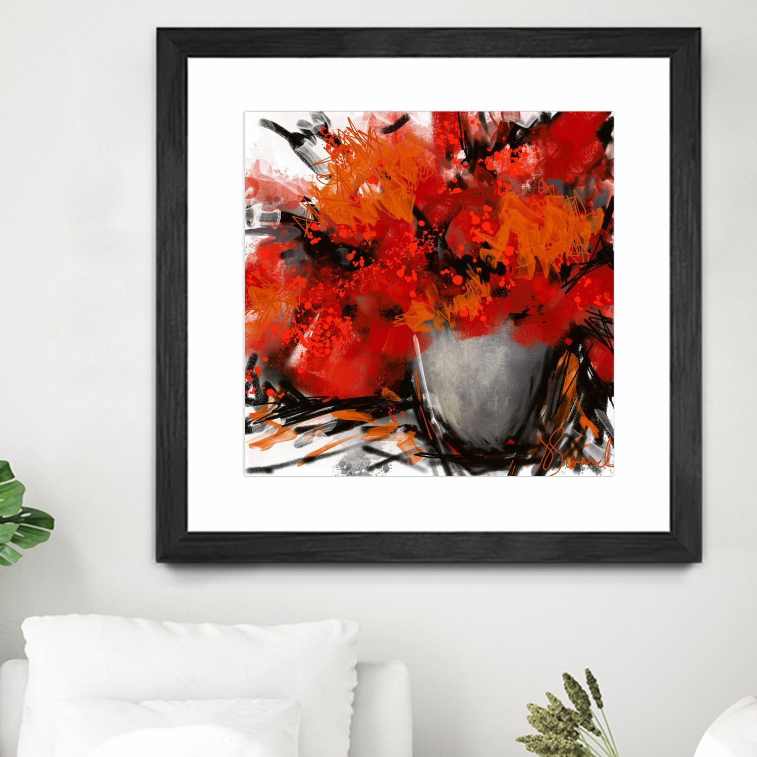 Tangerino by Doris Savard on GIANT ART - orange digital contemporary