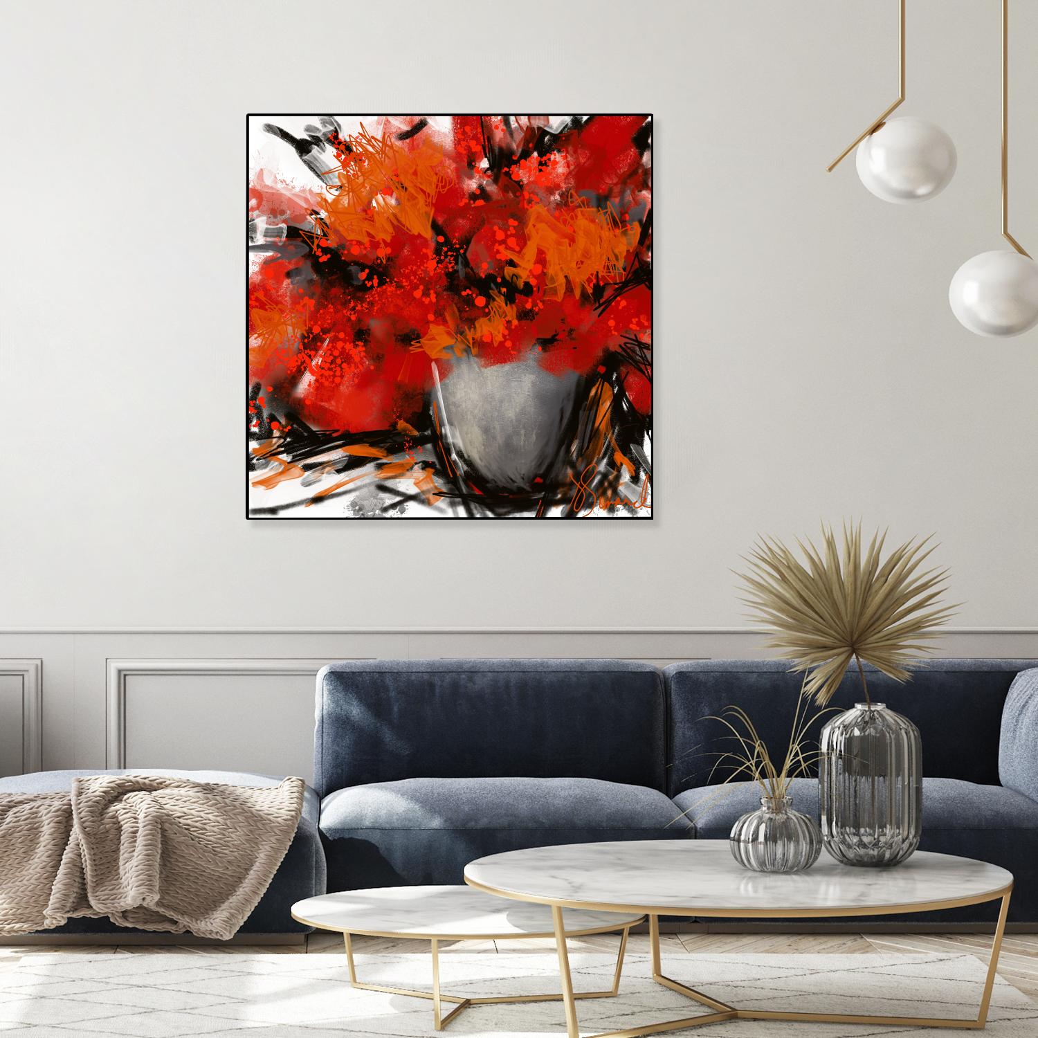 Tangerino by Doris Savard on GIANT ART - orange digital contemporary
