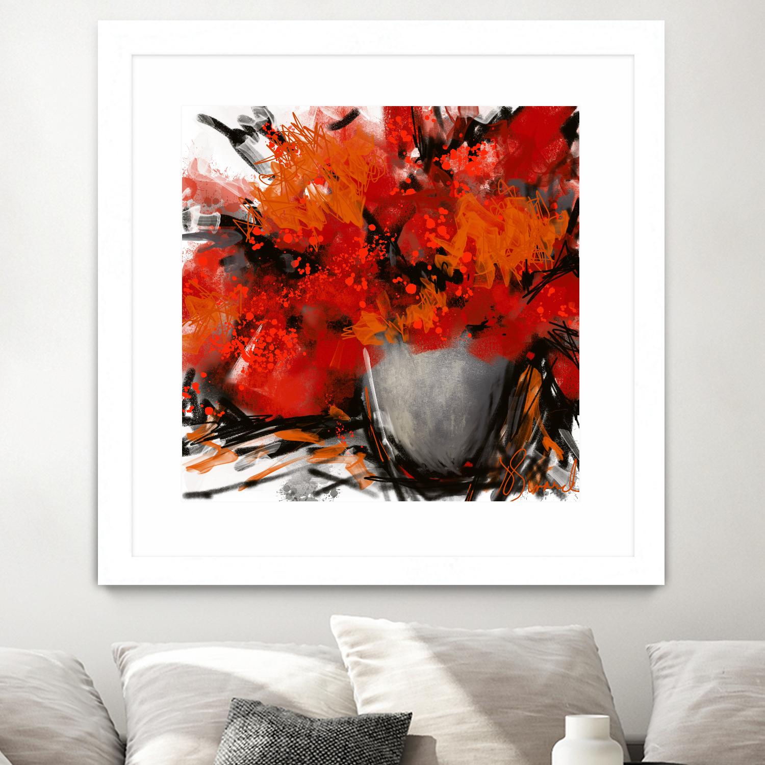 Tangerino by Doris Savard on GIANT ART - orange digital contemporary