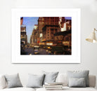 New York 1949 - 9 by Jean-François Dupuis on GIANT ART - beige architecture automobile