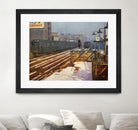 New York 1949 - 4 by Jean-François Dupuis on GIANT ART - beige city scene wagon