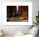 New York 1949 - 2 by Jean-François Dupuis on GIANT ART - beige city scene ouvriers