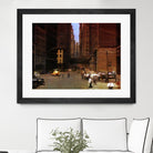 New York 1949 - 2 by Jean-François Dupuis on GIANT ART - beige city scene ouvriers