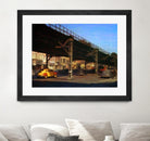 New York 1949 - 1 by Jean-François Dupuis on GIANT ART - blue city scene pont