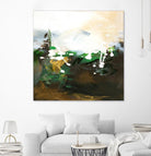 Green Abstract by Meejlau on GIANT ART - green abstract