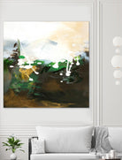 Green Abstract by Meejlau on GIANT ART - green abstract