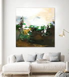 Green Abstract by Meejlau on GIANT ART - green abstract