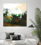 Green Abstract by Meejlau on GIANT ART - green abstract