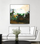 Green Abstract by Meejlau on GIANT ART - green abstract