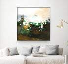 Green Abstract by Meejlau on GIANT ART - green abstract