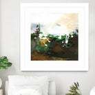 Green Abstract by Meejlau on GIANT ART - green abstract