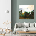 Green Abstract by Meejlau on GIANT ART - green abstract